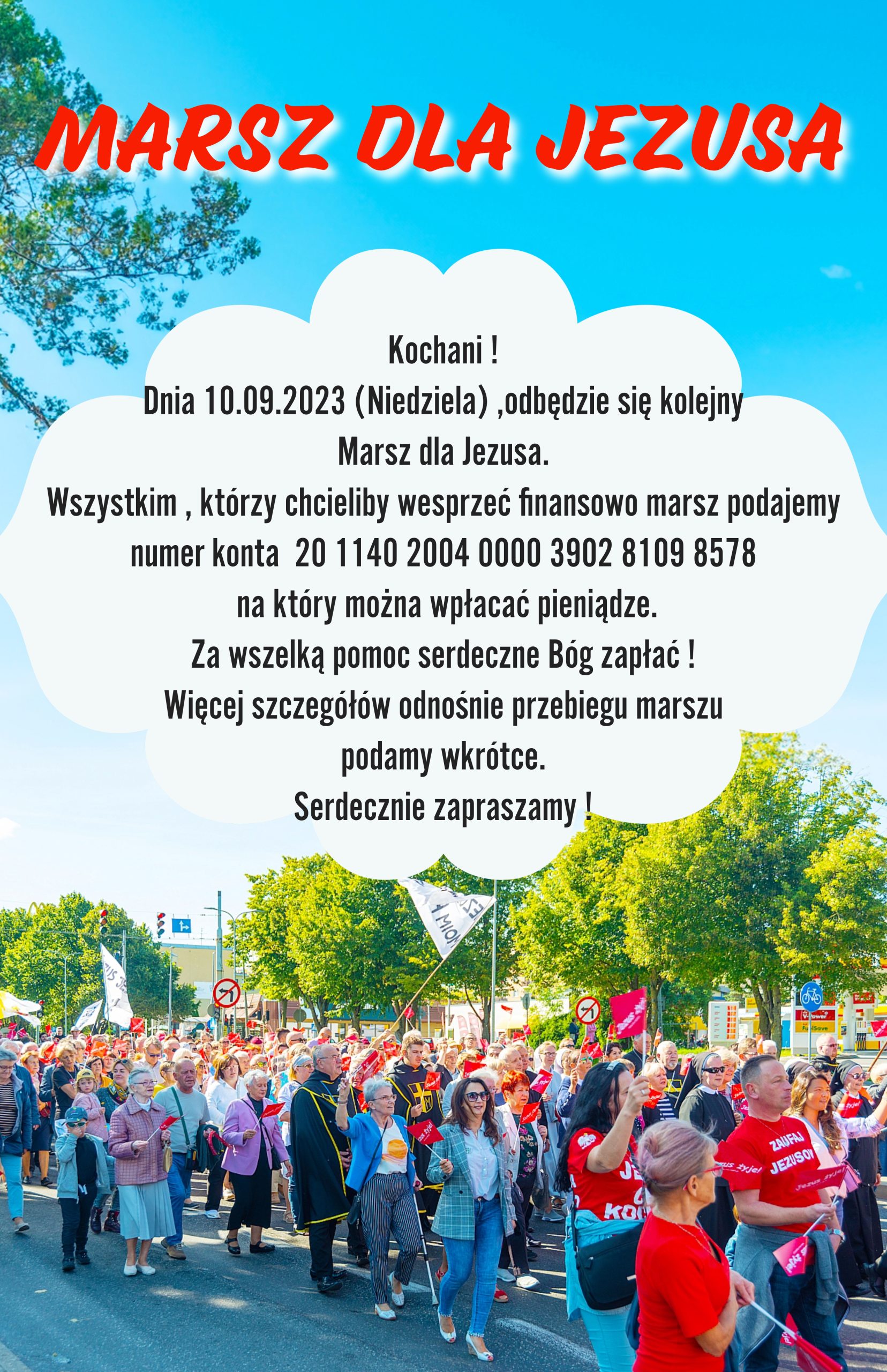 Marsz dla Jezusa 10.09.2023