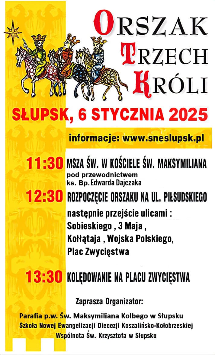 Orszak Trzech Króli 06.01.2025 Słupsk